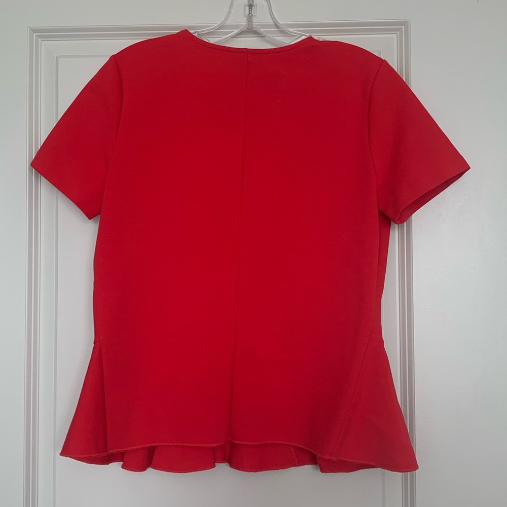 Structured Flutter-Hem T-Shirt - image 3